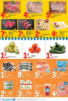 E.Leclerc Catálogo Fim de Semana │ válido de 12.09.2025 | Página: 2 | Produtos: Frango, Queijo, Lombo, Tomate