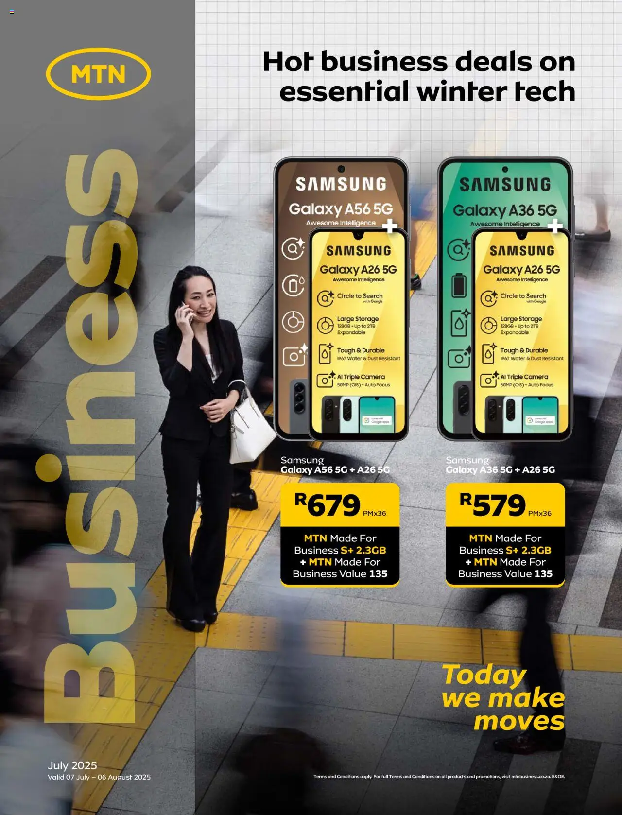 MTN Business Deals │ valid from 07.07.2025 | Page: 1 | Products: Camera, Water