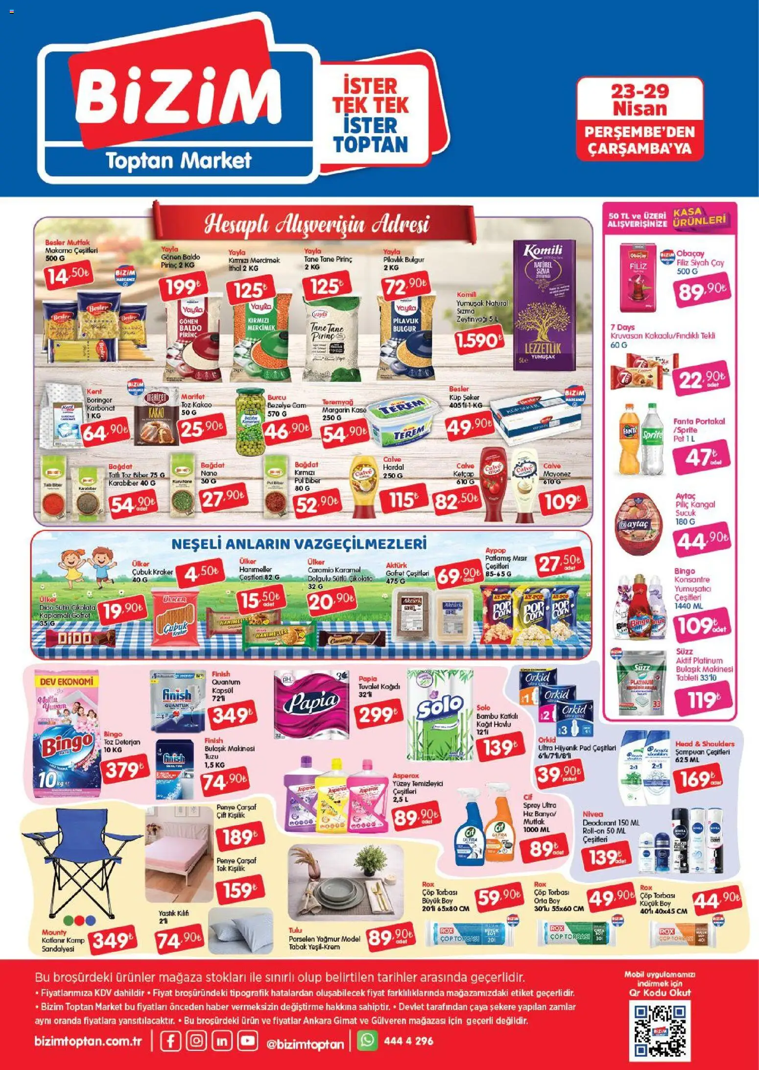 Bizim Toptan Katalog - 23.04.2026 tarihinden itibaren geçerlidir | Sayfa: 2 | Ürünler: Çarşaf, Yüzey temizleyici, Bulaşık makinesi, Fanta