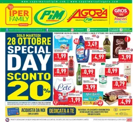 Anteprima del volantino Volantino PIM Supermercati	 valido a partire dal 17.10.2025