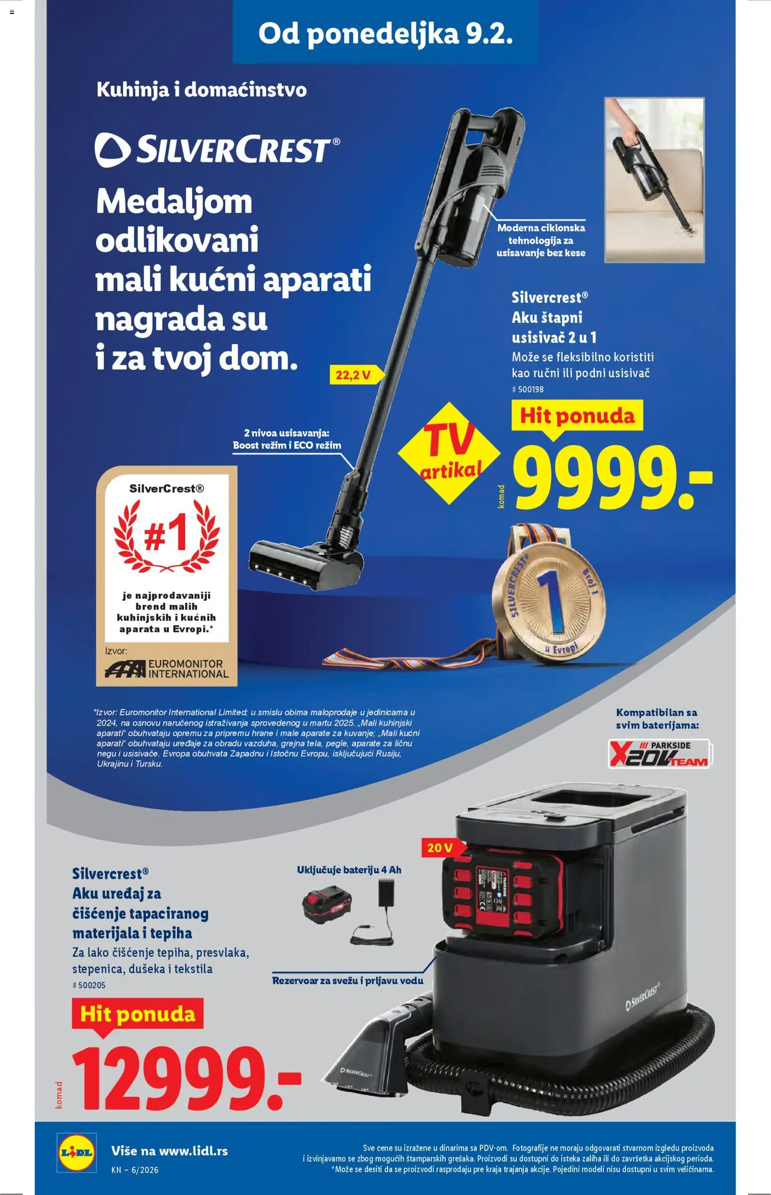 Lidl katalog - važi od 05.02.2026 | Strana: 68 | Proizvode: Usisivač, Silvercrest, Parkside, Kuhinja