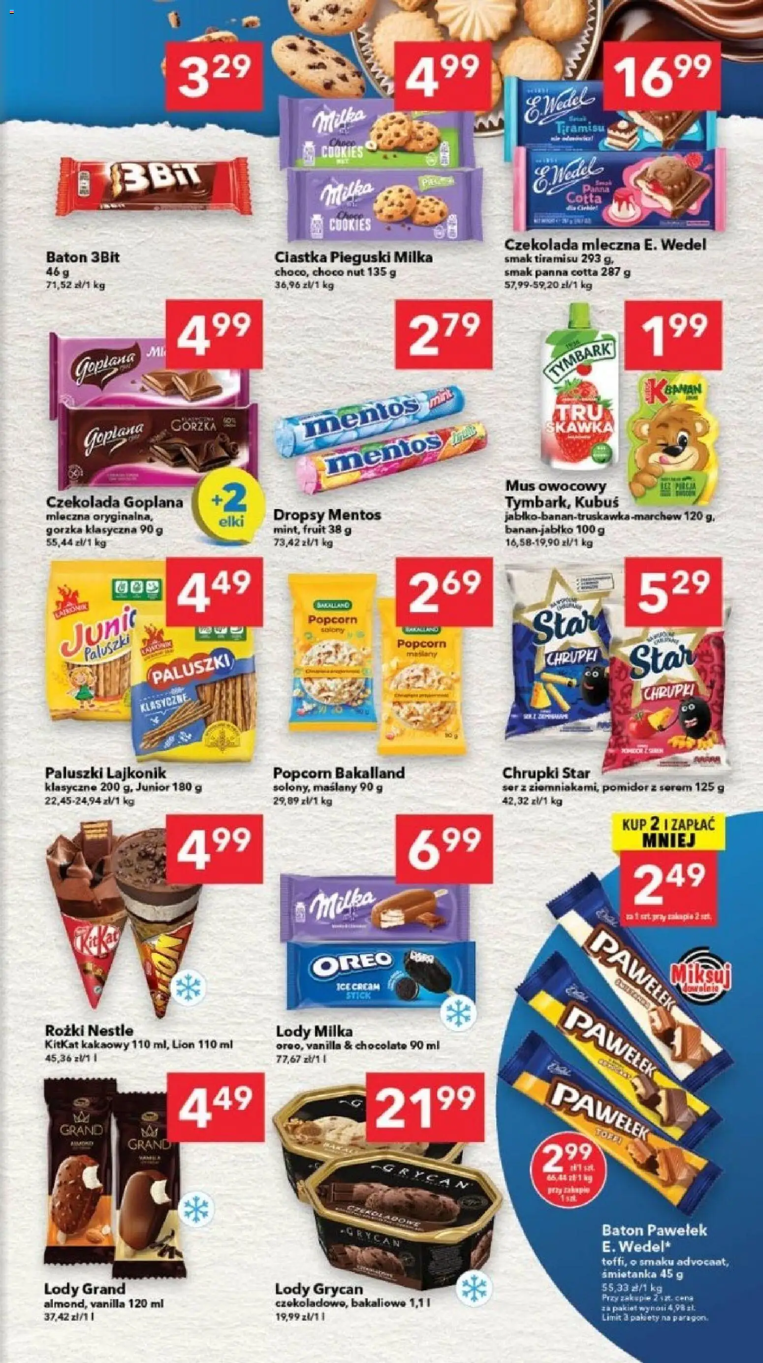 Lewiatan gazetka - Szczecin od 09.04.2026 | Strona: 5 | Produkty: Chrupki, Milka, Paluszki, Ser