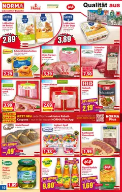 Norma Flugblatt ab 10.11.2025 gültig | Seite: 11 | Produkte: Gurken, Schinken, Nudeln