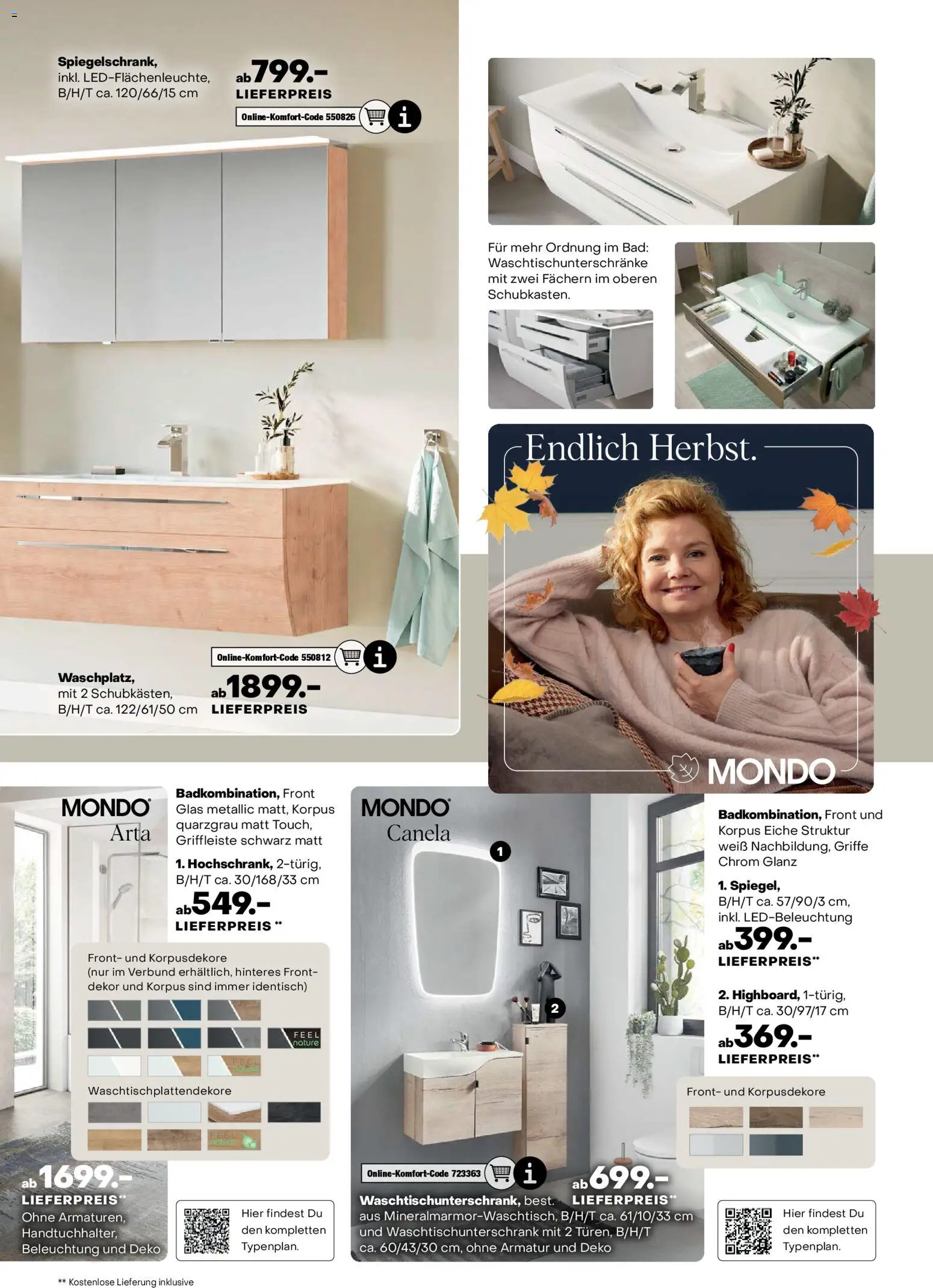 Ostermann Endlich Herbst MONDO Prospekt – gültig ab 25.10.2025 | Seite: 27 | Produkte: Bad, Armatur