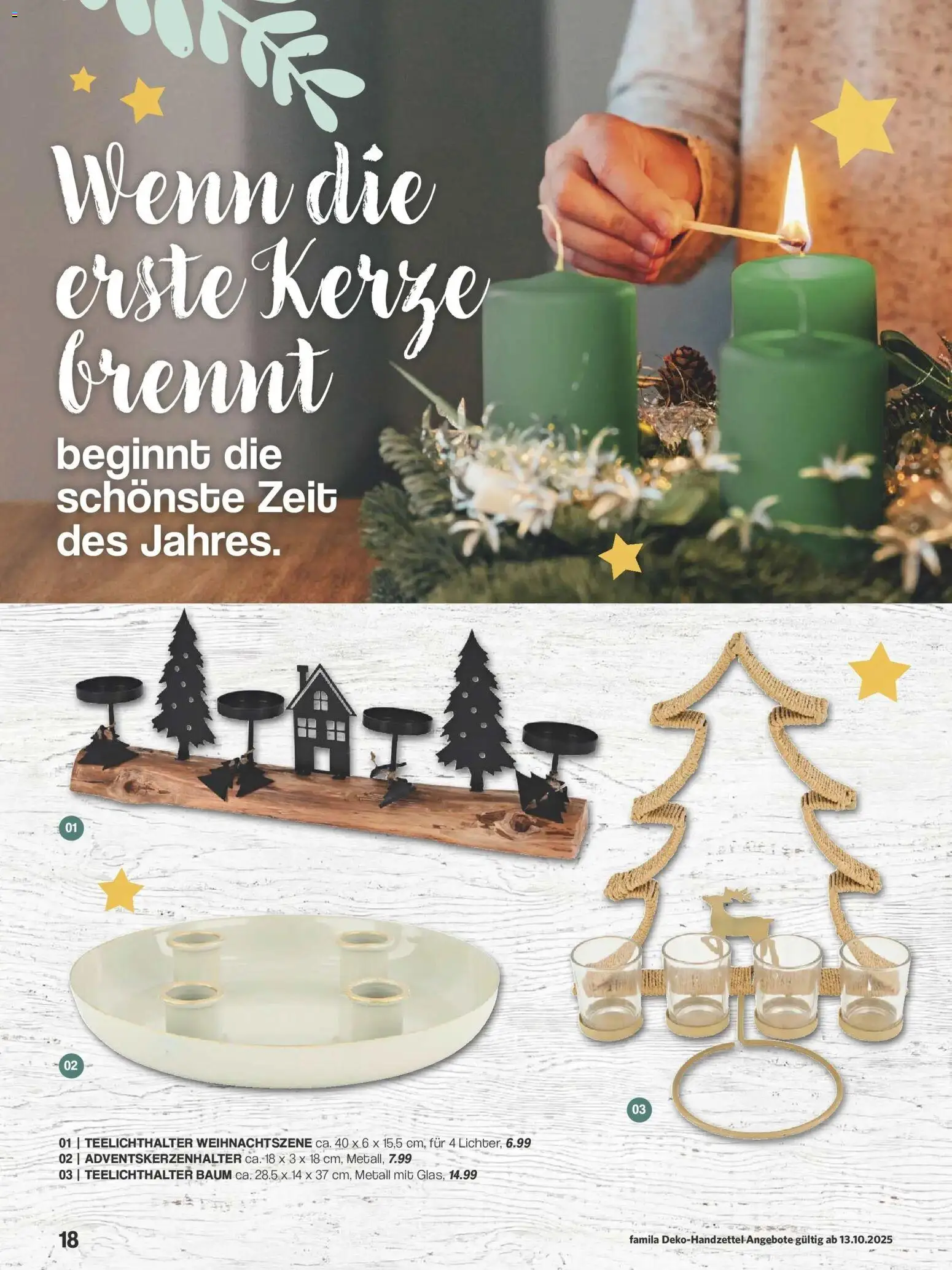 Famila Nordwest - Famila: Weihnachtsdeko – gültig ab 12.10.2025 | Seite: 18