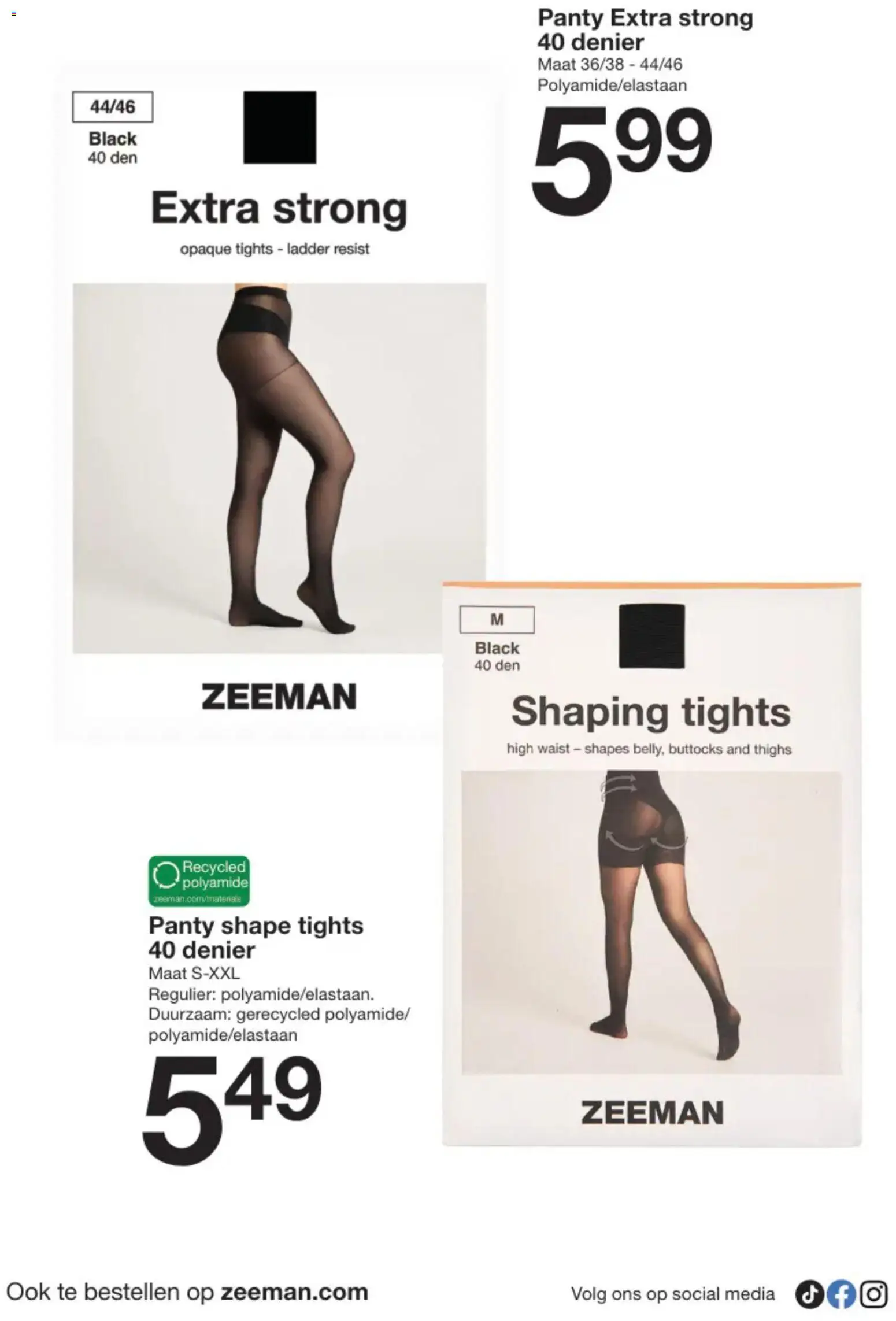 {H1} | Pagina: 20 | Producten: Panty, Ladder