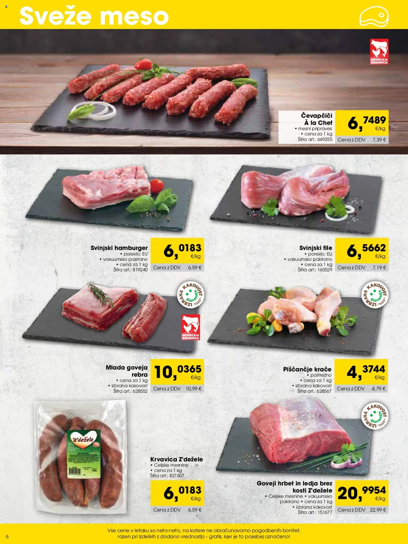 Novi Tuš katalog ponudbe – veljaven od 01.12.2025 | Stran: 6