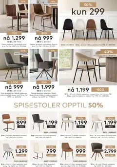 Forhåndsvisning av Skeidar kundeavis gyldig fra 13.04.2026 | Side: 23 | Produkter: Spisestol, Lys