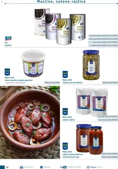 Metro - Poslovna rješenja - Sendvič - Pregled kataloga iz trgovine Metro, vrijedi od 05.03.2026 | Stranica: 24 | Proizvodi: Masline, Rajčice, Šal
