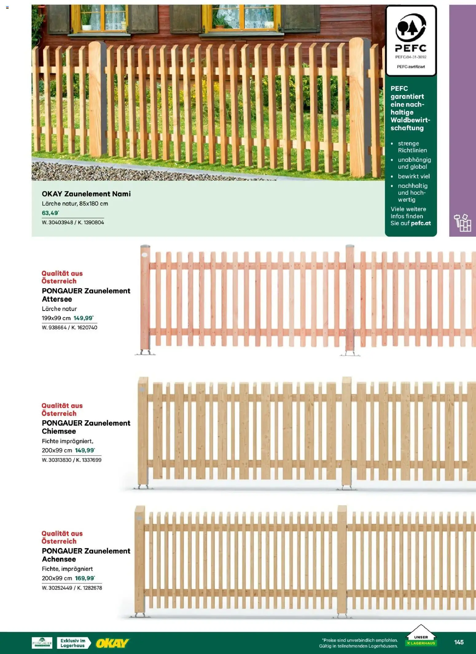 Lagerhaus Garten & Freizeit Katalog 2026 - Wien, Innsbruck gültig ab 01.03.2026 | Seite: 145