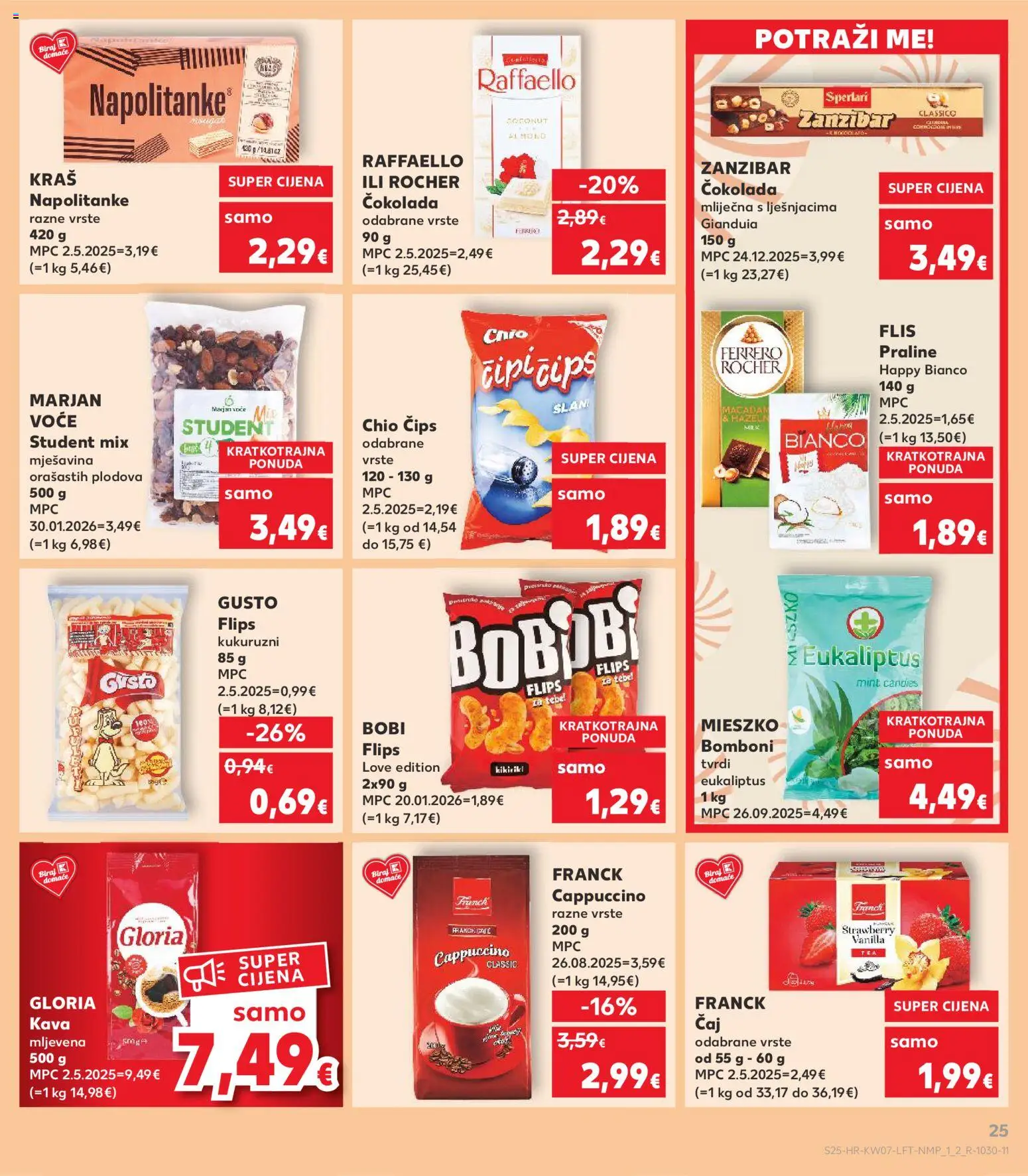 Kaufland HR akciós ujság - amely érvényes a következő dátumtól: 11.02.2026 | Oldal: 25