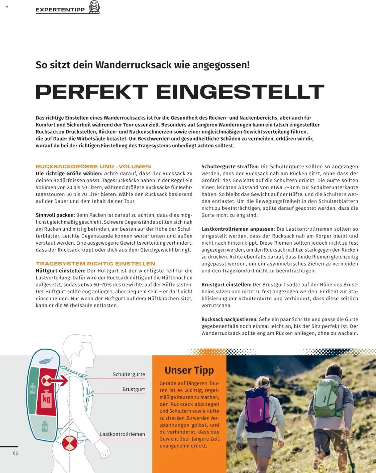 Sport2000 Mission Outdoor – gültig ab 28.03.2025 | Seite: 66 | Produkte: Gewicht, Wanderrucksack, Rucksack