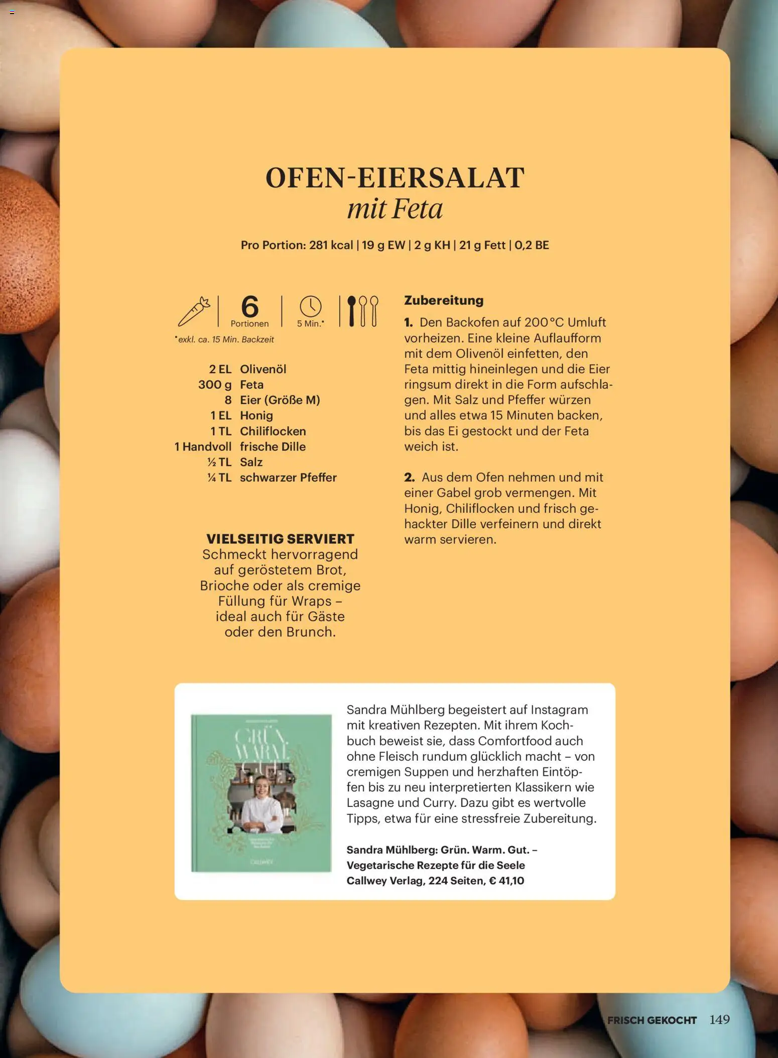 Billa  Frisch Gekocht gültig ab 01.11.2025 | Seite: 145 | Produkte: Salz, Pfeffer, Ofen, Eier