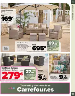 Vista previa Carrefour Jardin válido desde el 13.03.2026 | Página: 11 | Productos: Muebles, Mesa, Alfombra, Lámpara