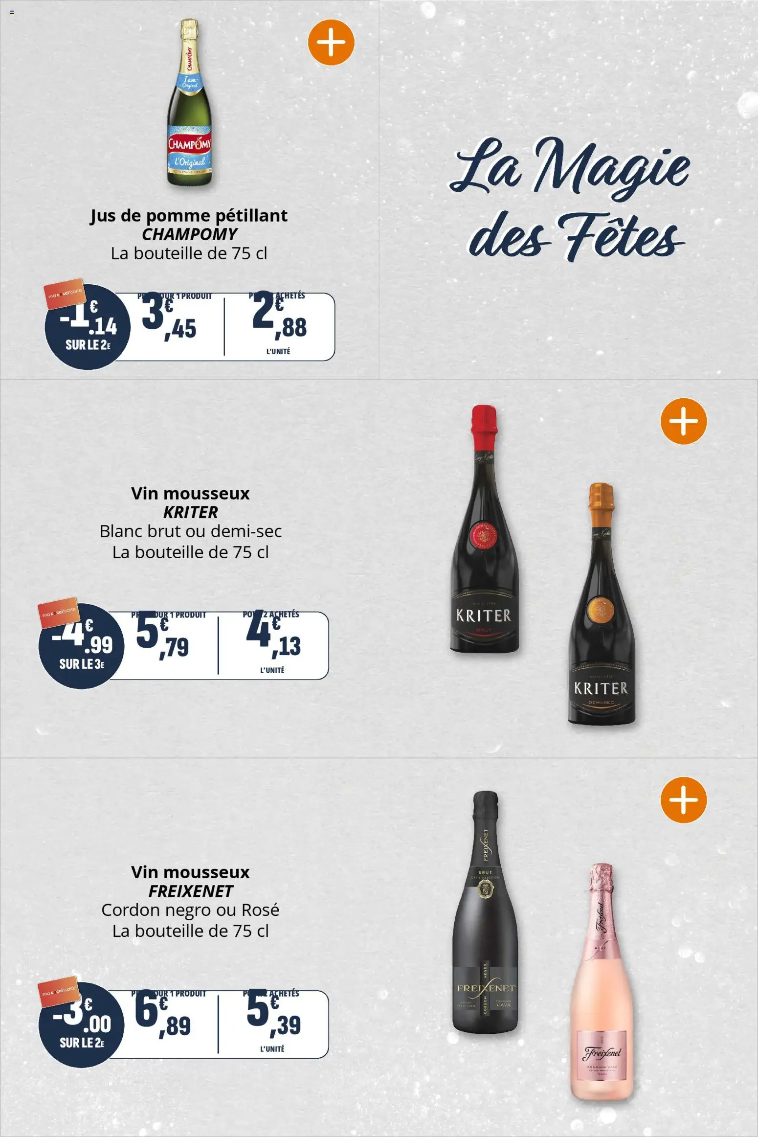 {H1} | Page: 18 | Produits: Champomy, Mousseux, Jus, Freixenet