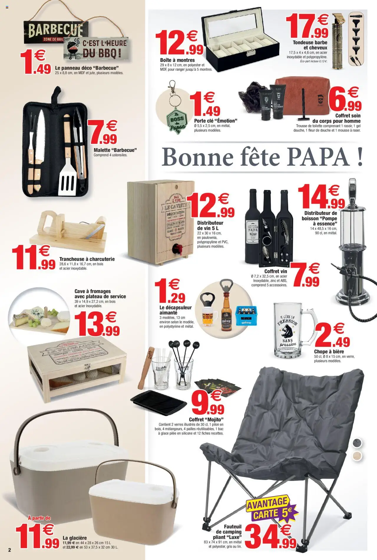 | Page: 2 | Produits: Plateau, Tondeuse, Gril, Douche