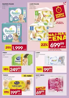 Idea katalog - pregled Idea kataloga - važi od 23.04.2026 | Strana: 29 | Proizvode: Ubrus, Vlažne maramice, Pelene