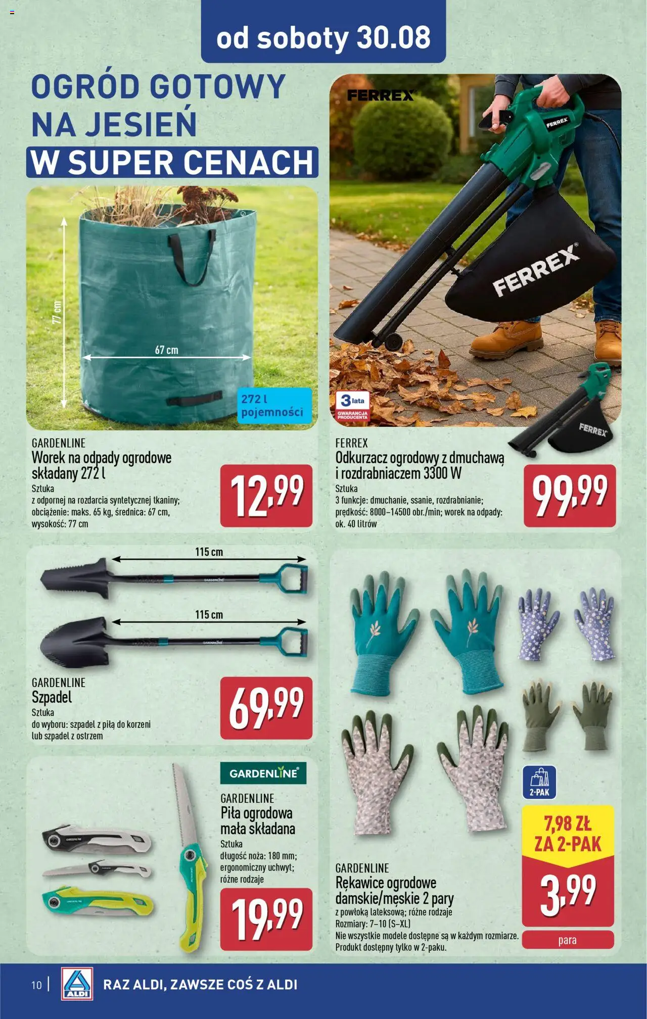 Aldi Gazetka - Hity od Środy i od Soboty od 27.08.2025 | Strona: 10 | Produkty: Odkurzacz