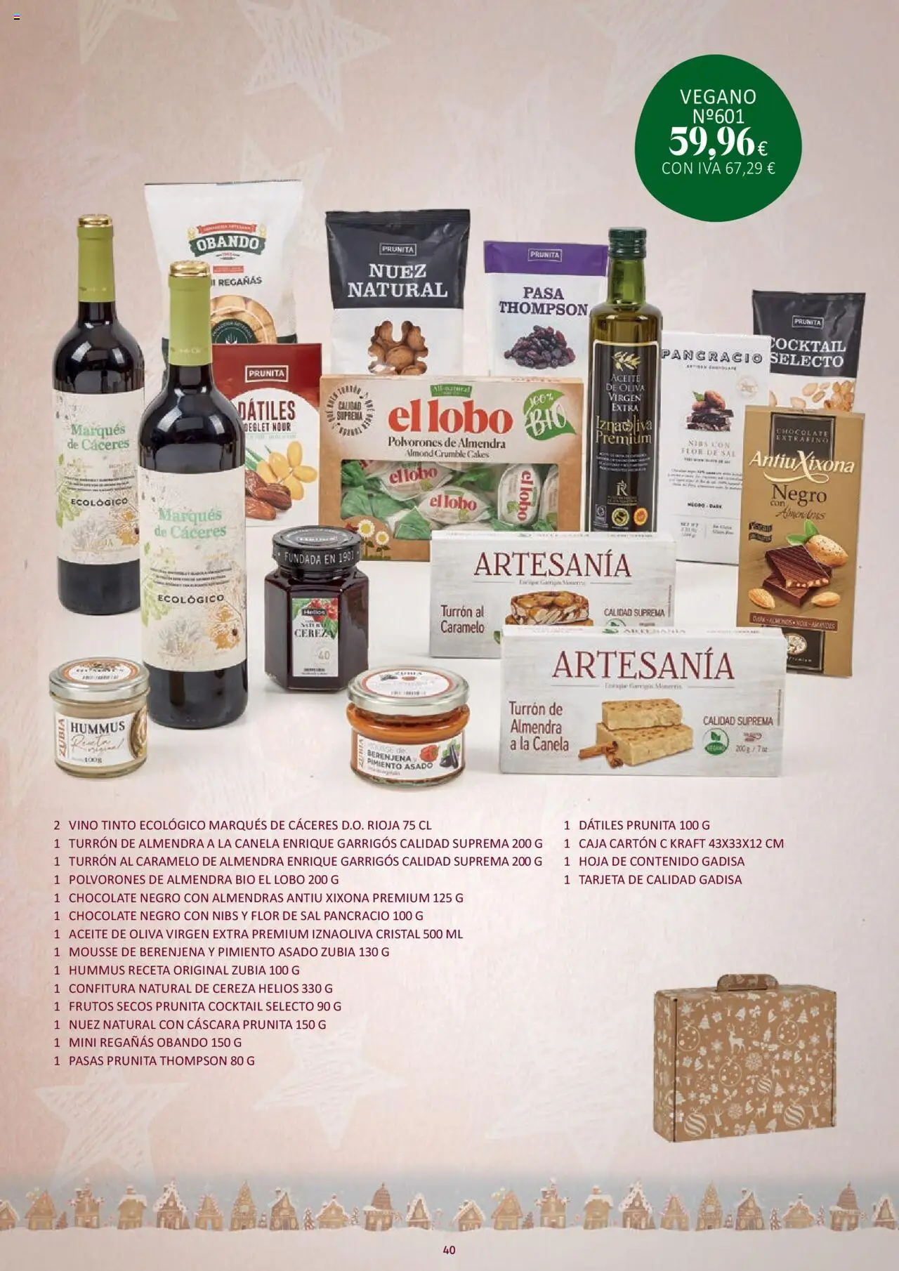 Gadis folleto │ válido desde el 16.10.2025 | Página: 40 | Productos: Vino, Aceite de oliva, Aceite de oliva virgen extra, Caja