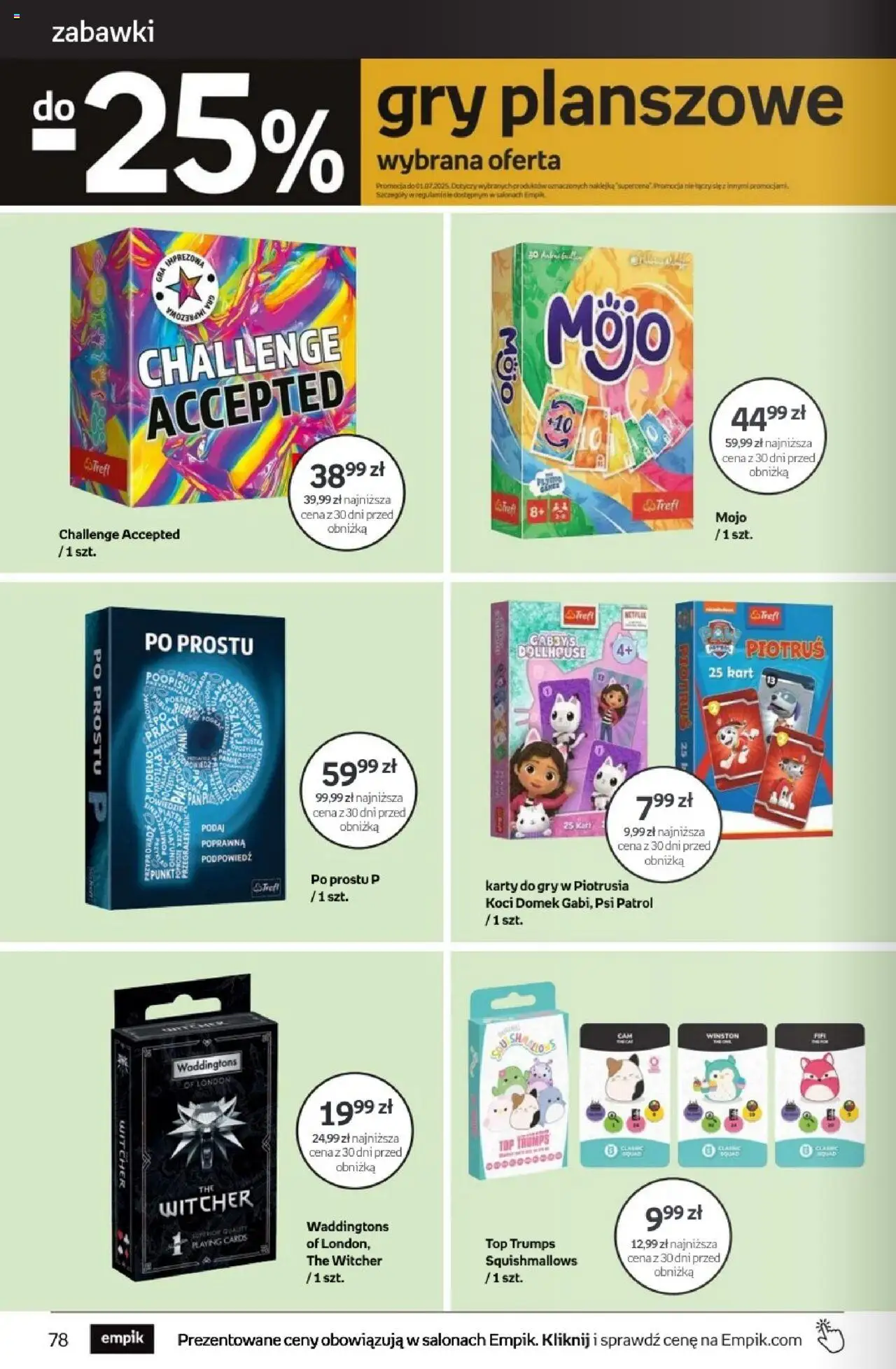 Empik promocje od 18.06.2025 | Strona: 78 | Produkty: Top, Gra, Gry