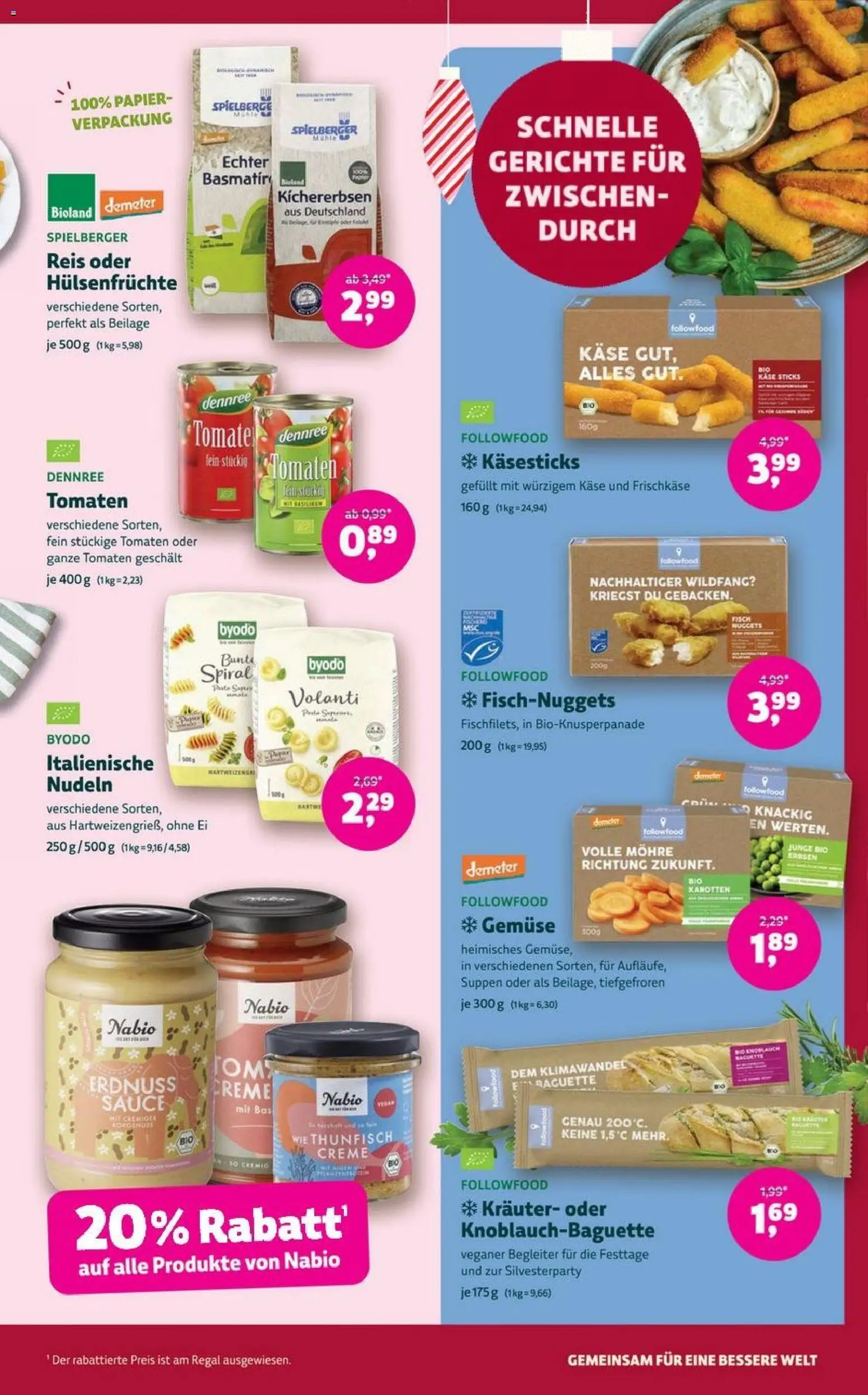Denns BioMarkt Angebote – gültig ab 17.12.2025 | Seite: 9 | Produkte: Käse, Tomaten, Fisch, Reis