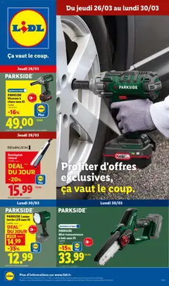 LIDL - Prévisualisation de LIDL catalogue les bonnes affaires de la semaine valide à partir de 26.03.2026