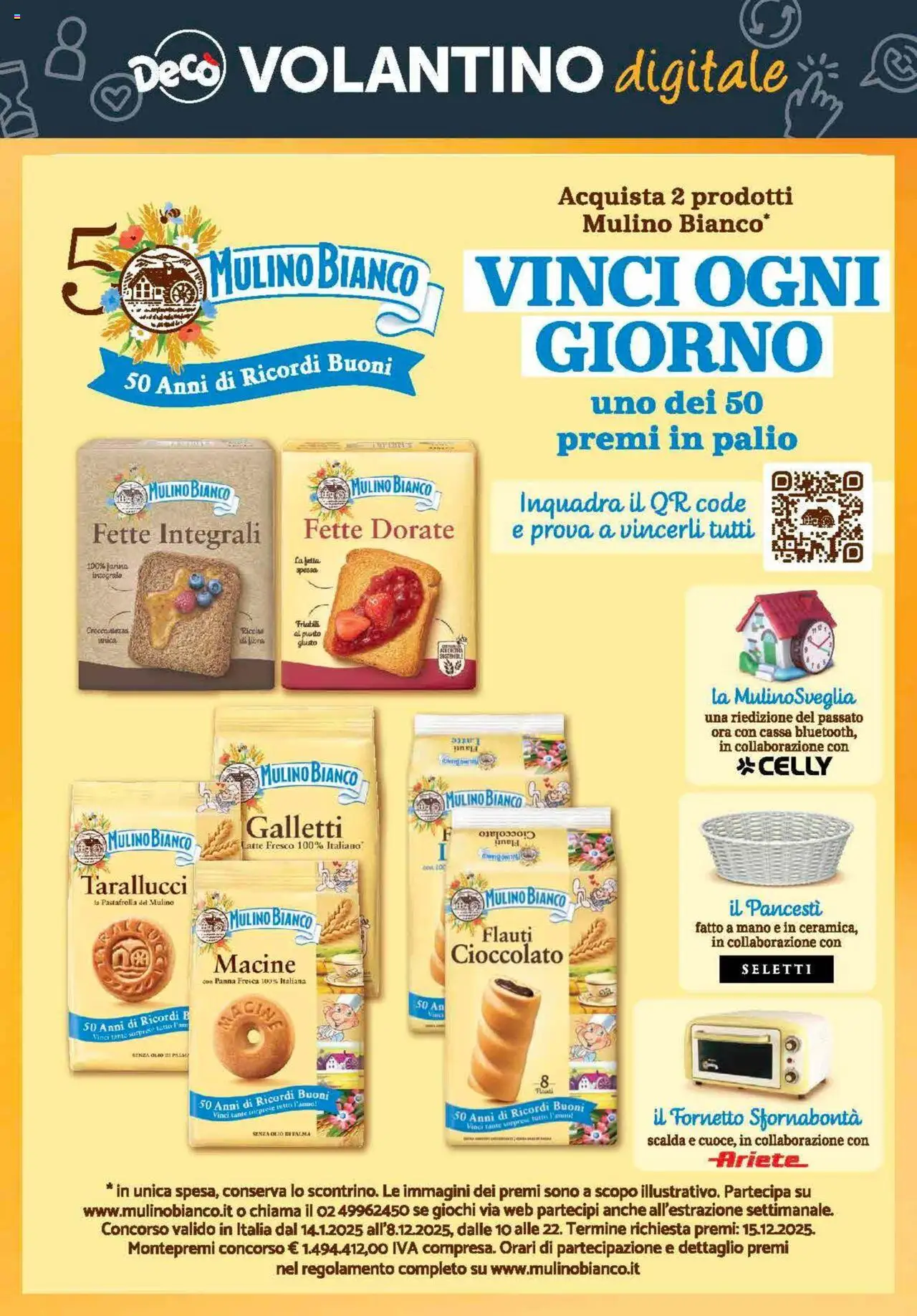 Volantino Decò del 12.09.2025 | Pagina: 25 | Prodotti: Fornetto, Latte, Olio, Farina