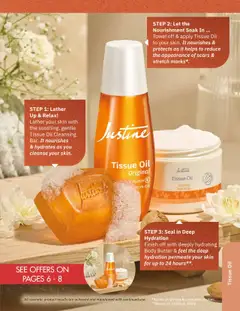 Justine Specials │ valid from 01.07.2025 | Page: 5 | Products: Tissue oil, Body butter, Butter, Oil