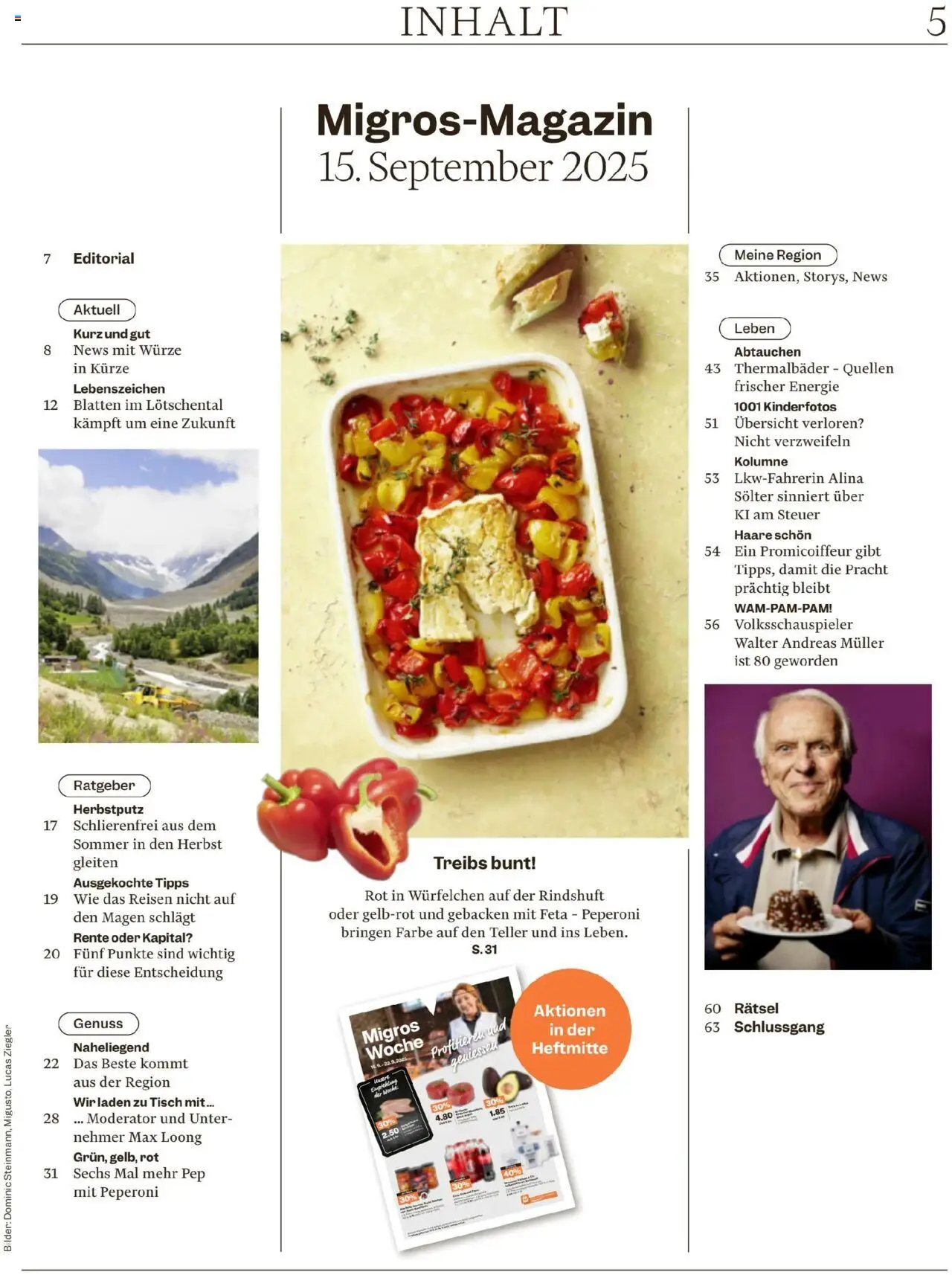 Migros Magazin – gültig ab 16.09.2025 | Seite: 5