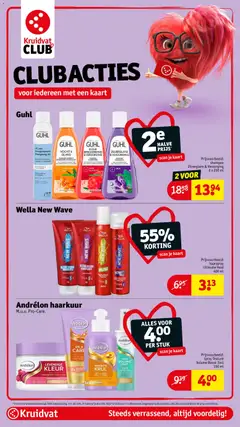 Andrélon spray Texture Volume Boost 3in1, spray Texture Volume Boost 3in1 150 ml - Voorbeeld van een folder van Kruidvat, geldig van 19.01.2026 | Pagina: 53 | Producten: Gel, Boost, Shampoo, Crème