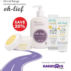 Babies R Us specials catalogue – valid from 01.12.2025 | Page: 4 | Products: Light, Shampoo, Cream, Sunscreen