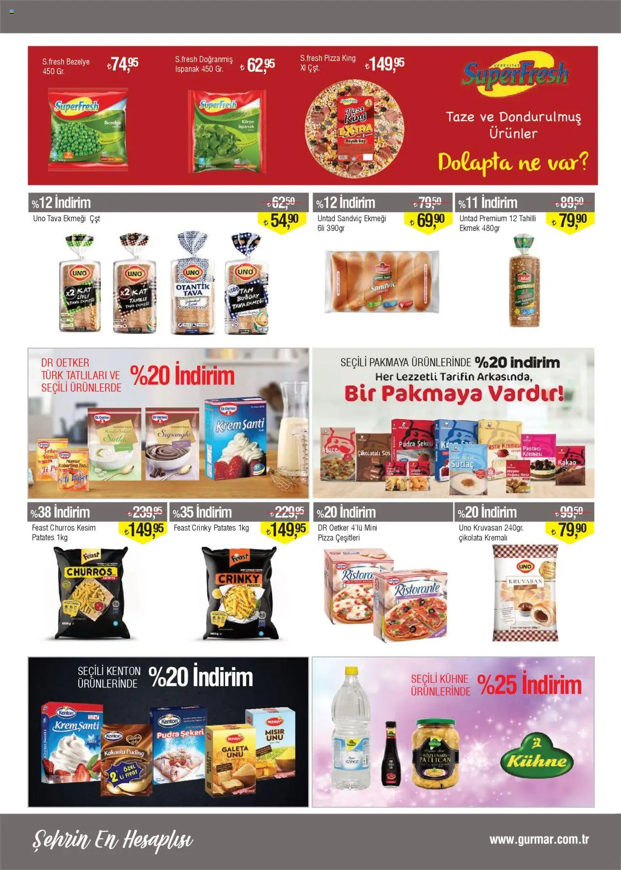 Gürmar Katalog - 16.09.2025 tarihinden itibaren geçerlidir | Sayfa: 8 | Ürünler: Ekmek, Ispanak, Pudra, Bezelye