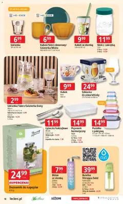 E.Leclerc Gazetka od 22.07.2025 | Strona: 18 | Produkty: Szklanka, Dzbanek