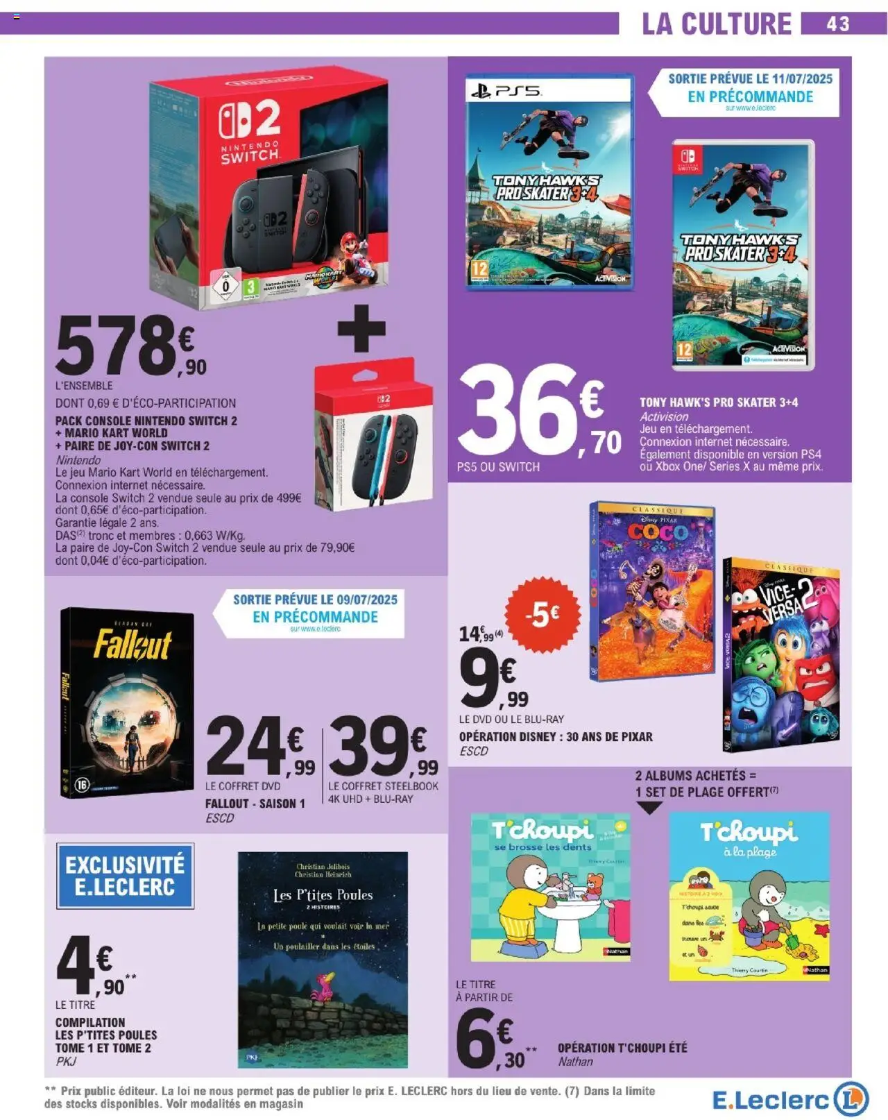  | Page: 43 | Produits: Vidéo, Xbox, console Nintendo Switch, Brosse