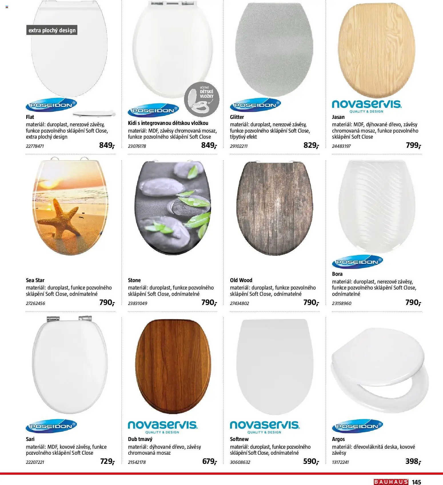Bauhaus katalog Sanita od 03.11.2025 | Strana: 145 | Produkty: Závěsy