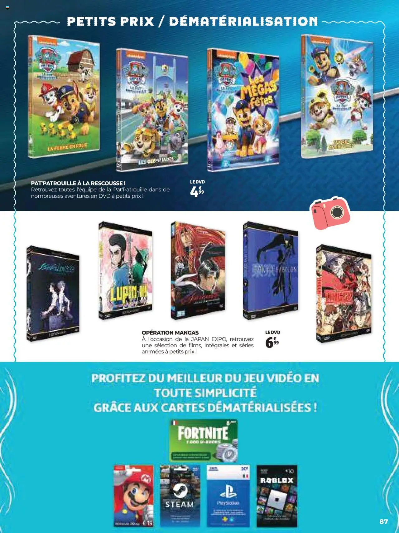  | Page: 87 | Produits: Vidéo, Playstation, Four, Carte roblox