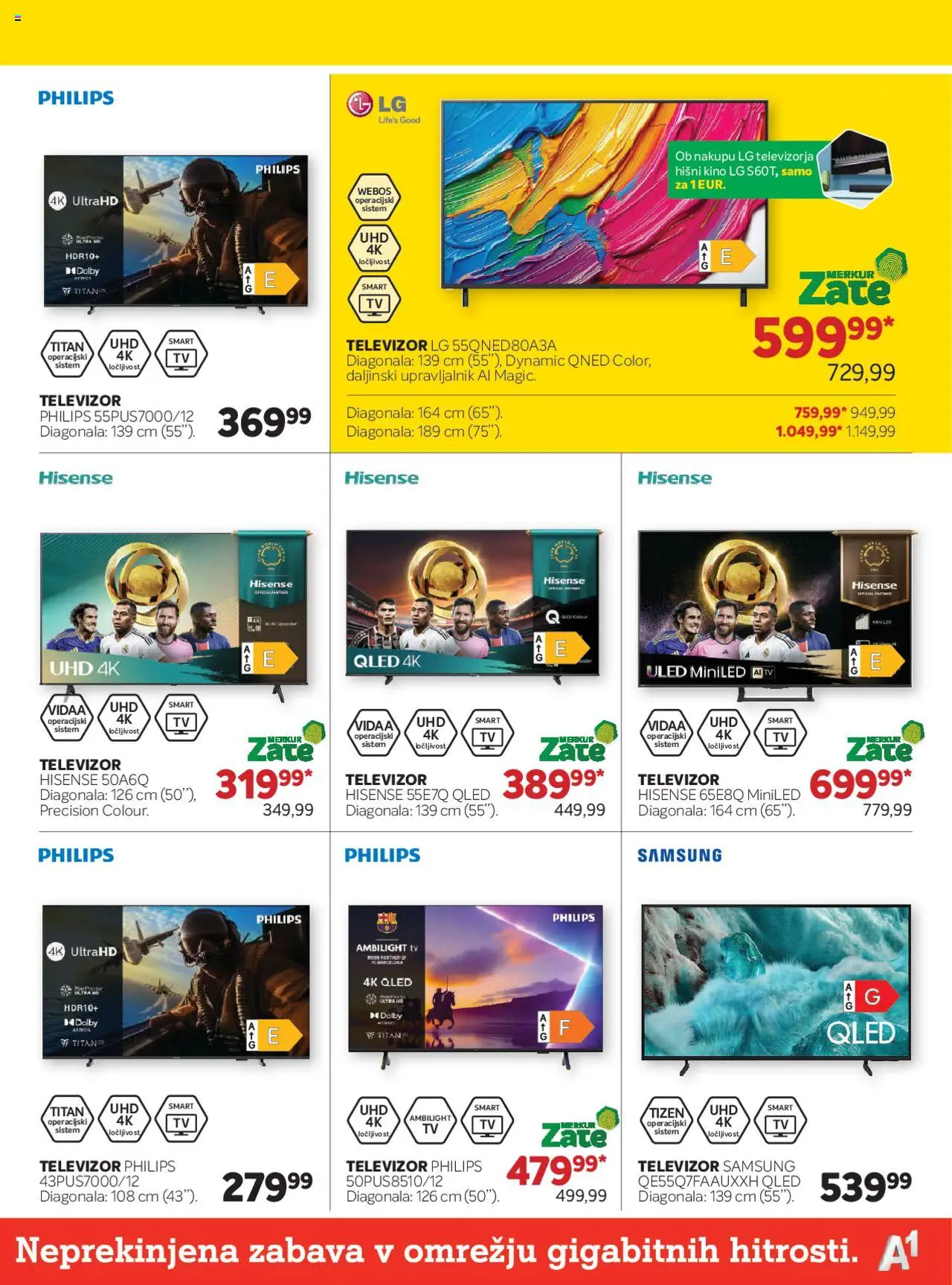 Novi Merkur katalog ponudbe – veljaven od 01.10.2025 | Stran: 17 | Izdelki: Televizor, Tv