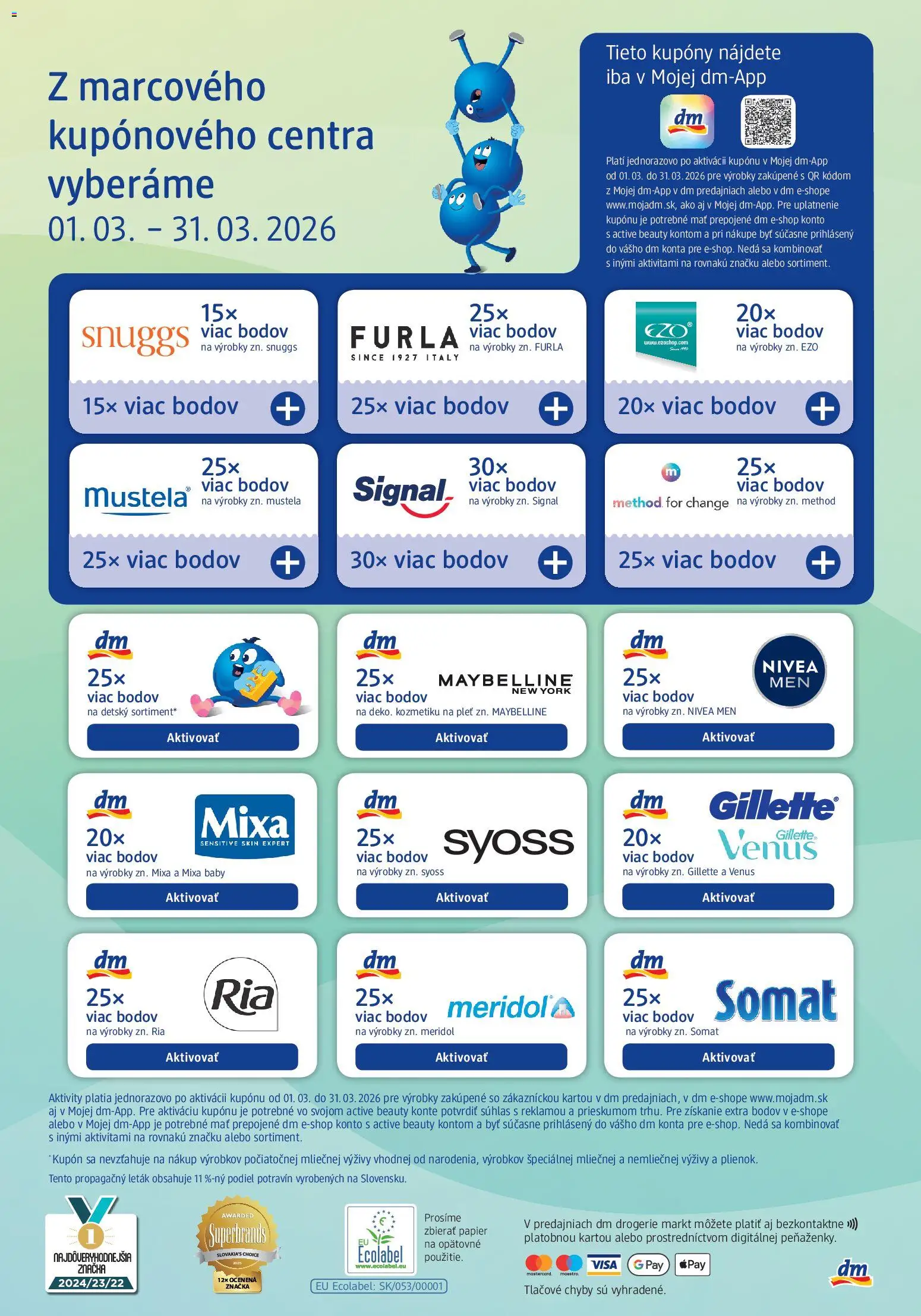 Nové dm drogerie akcie – leták je platný od 01.03.2026 | Strana: 32 | Produkty: Nivea