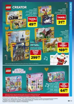 Pogląd oferty "Carrefour Gazetka - Zabawki" - ważna od 03.11.2025 | Strona: 69 | Produkty: PC, Lego, Klocki Lego