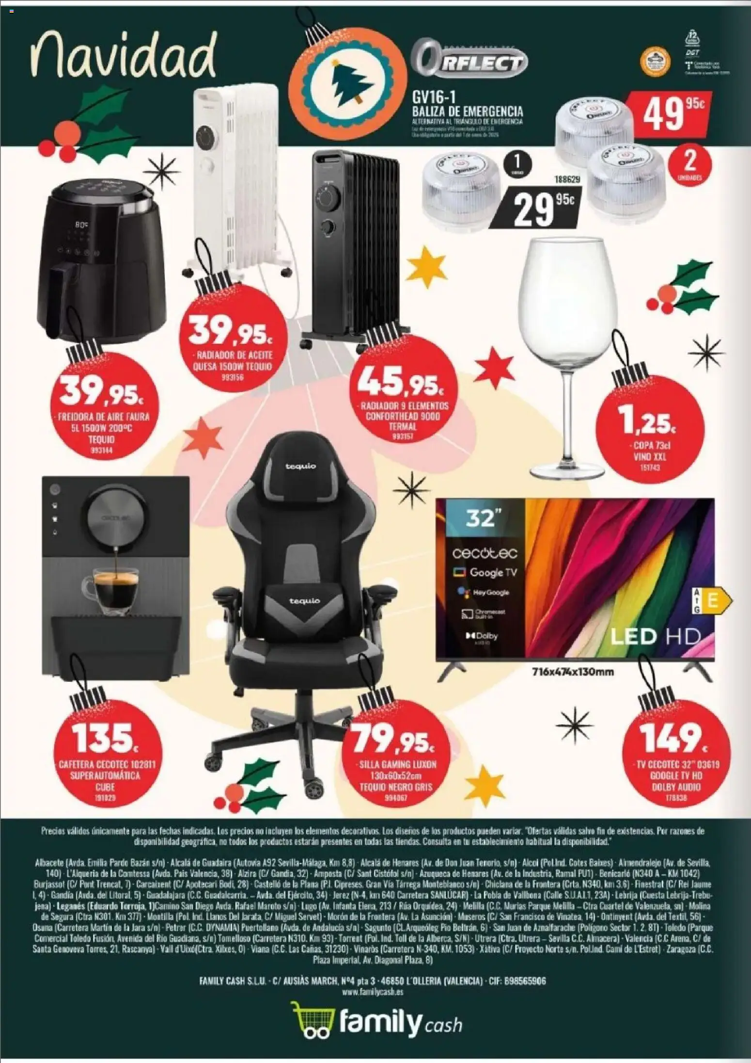 Family Cash folleto │ válido desde el 11.12.2025 | Página: 30 | Productos: Audio, Freidora, Silla, Radiador