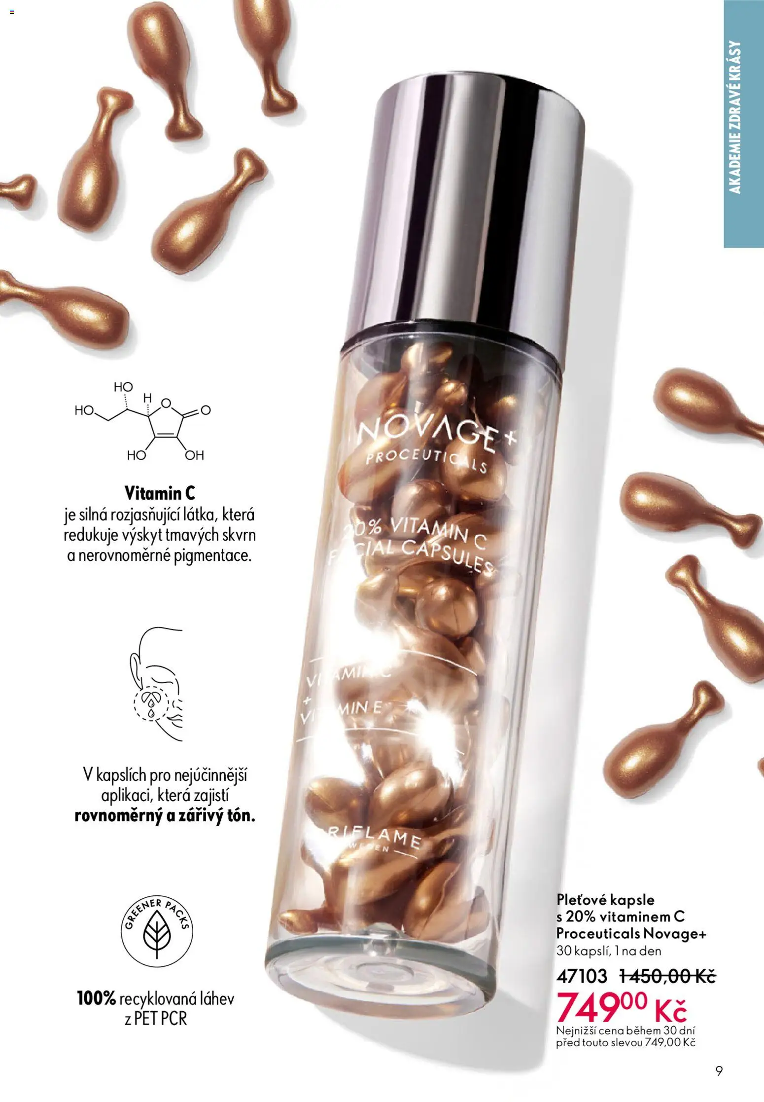 Oriflame katalog č.01/2026 od 30.12.2025 | Strana: 9 | Produkty: Vitamin c, Kapsle, Láhev