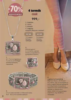 Katalógus Betly - Dejó - amely érvényes a következő dátumtól: 01.12.2025 | Oldal: 8 | Termékek: Harisnyanadrág, Harisnya, Karkötő, Leggings