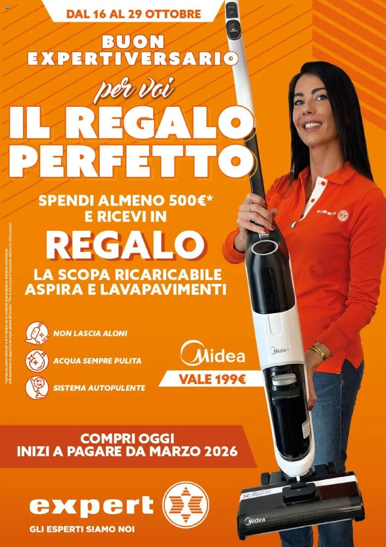 Volantino Expert del 16.10.2025 | Pagina: 1 | Prodotti: Acqua, Scopa