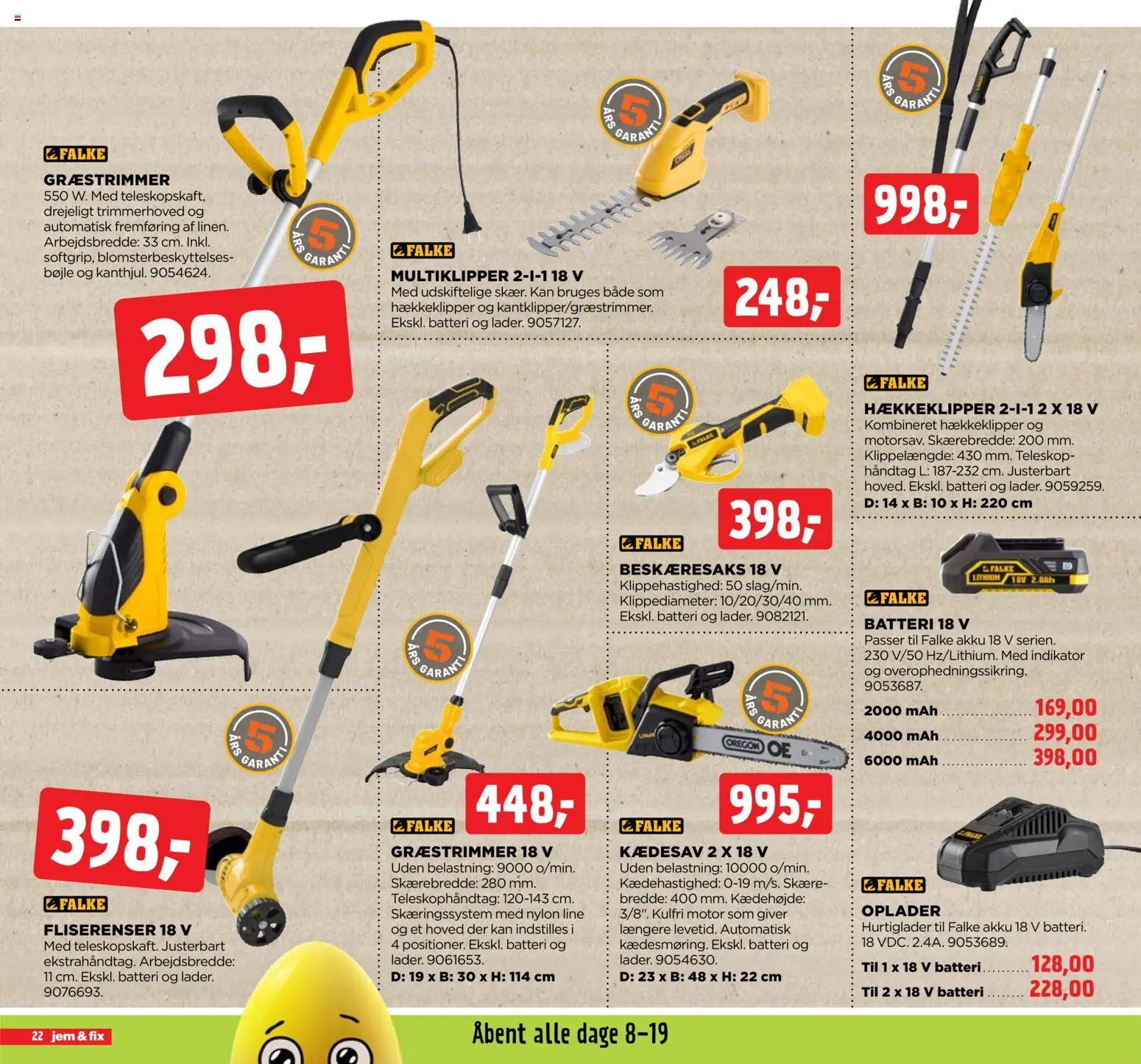 Jem & fix tilbudsavis – gyldig fra 05.04.2026 | Side: 22 | Produkter: Bøjle, Søm, Batteri