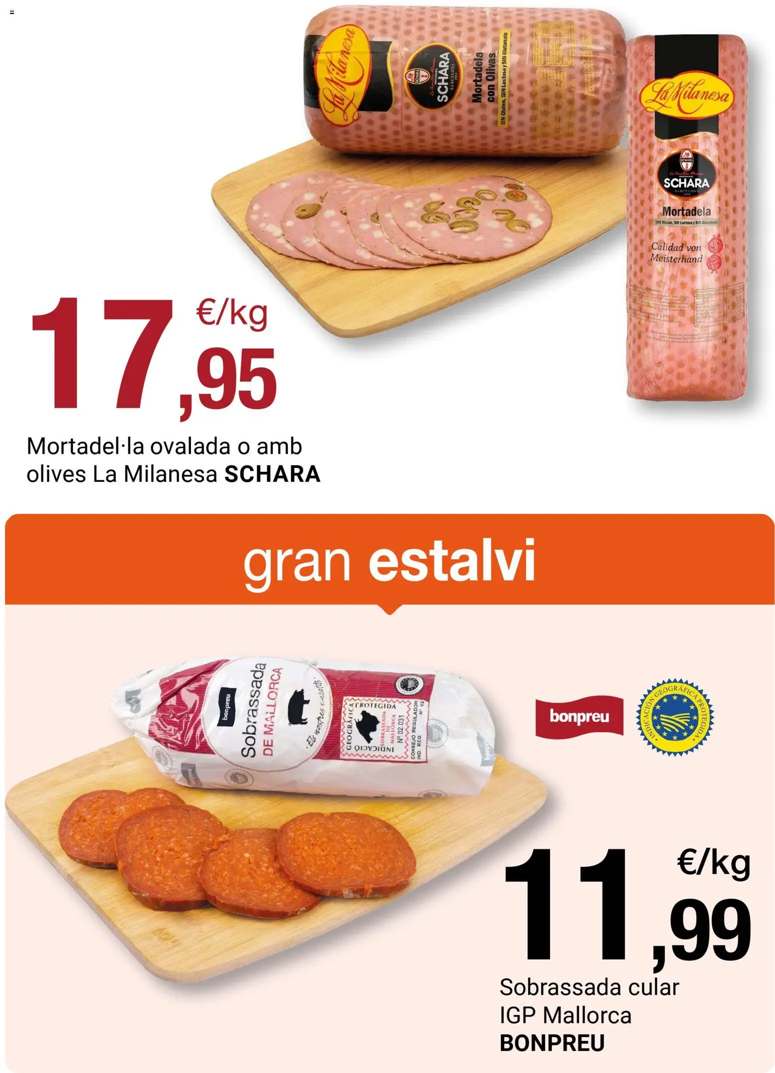 Bonpreu folleto │ válido desde el 17.03.2026 | Página: 68 | Productos: Mortadela