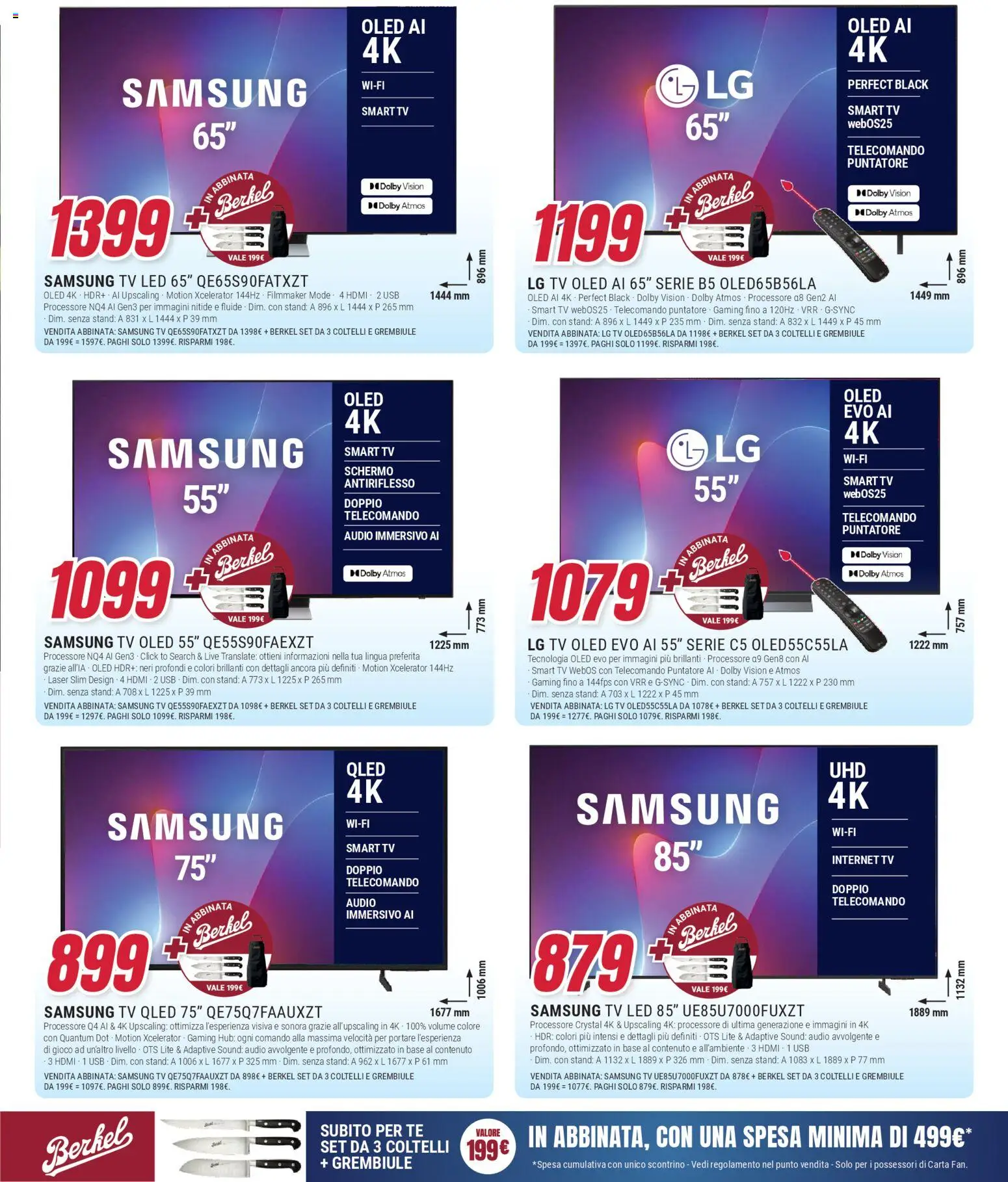 Volantino Trony del 09.04.2026 | Pagina: 3 | Prodotti: Schermo, Tè, Grembiule, Samsung