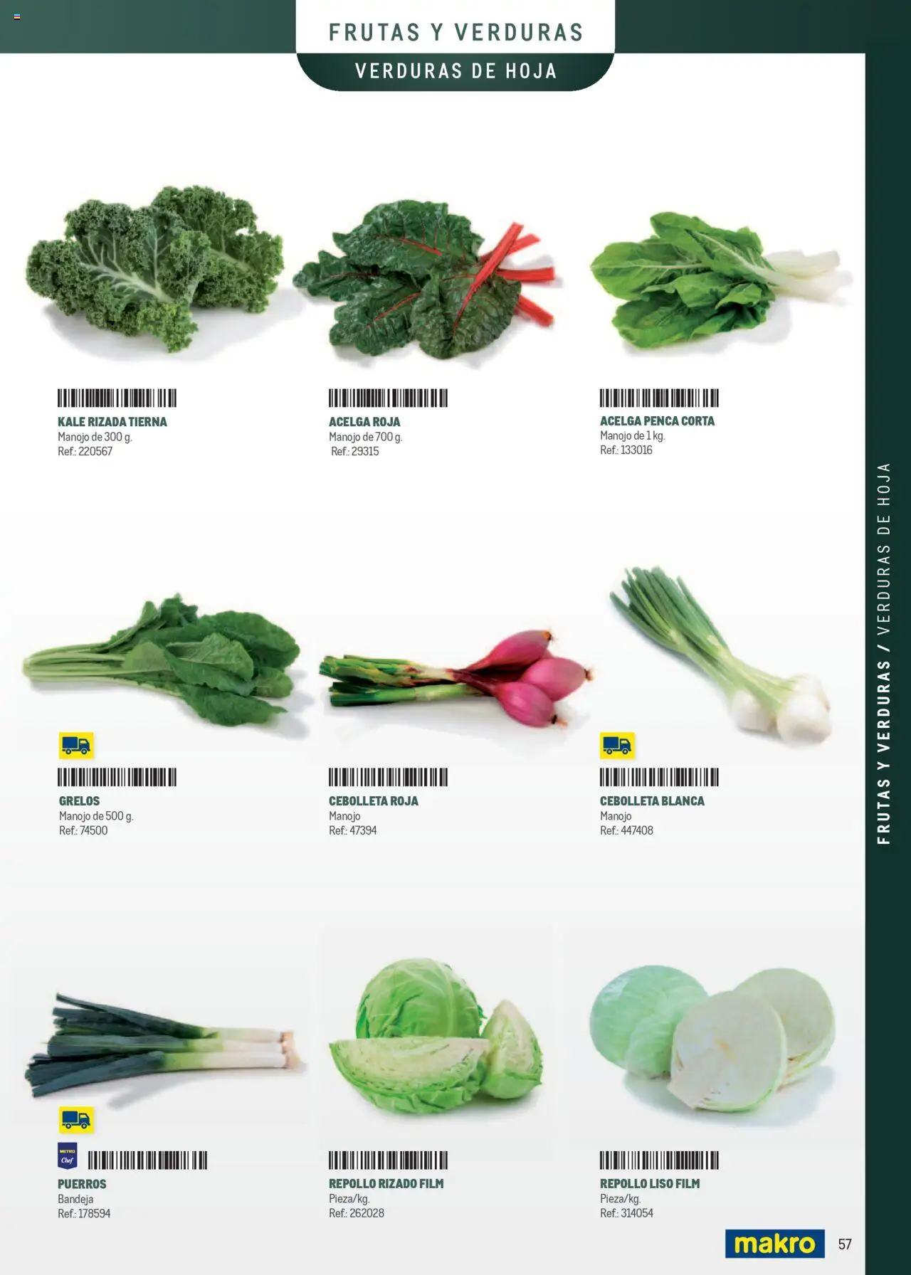 Makro - Especia Carta │ válido desde el 08.04.2025 | Página: 57 | Productos: Bandeja