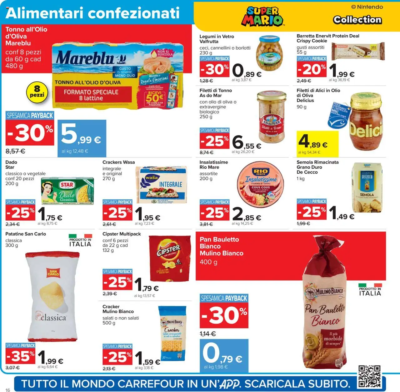 Volantino Carrefour del 15.09.2025 | Pagina: 16 | Prodotti: Olio, Pesca, Tonno, Olio di Oliva