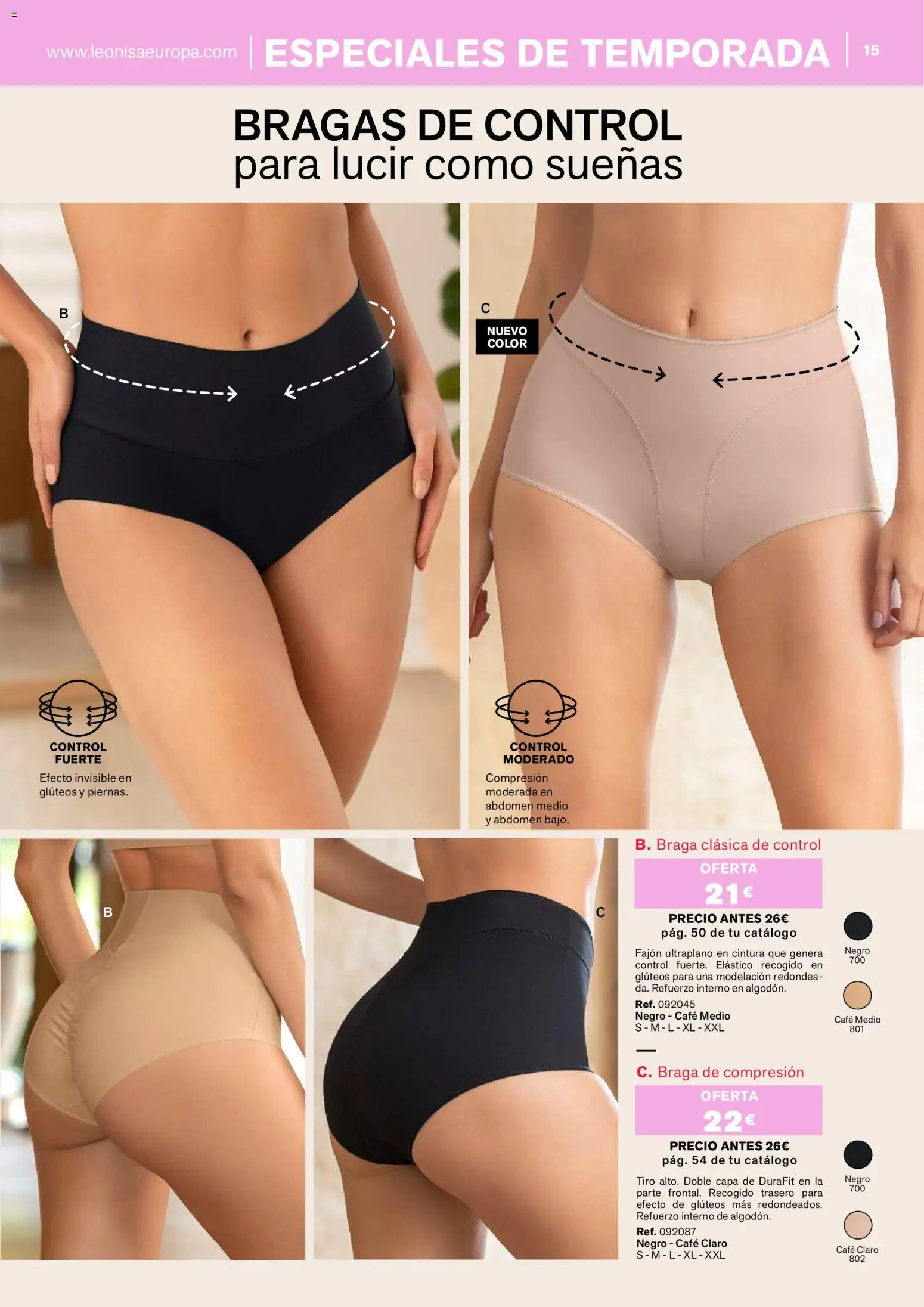 Leonisa folleto │ válido desde el 01.03.2026 | Página: 15 | Productos: Bragas, Café, Braga