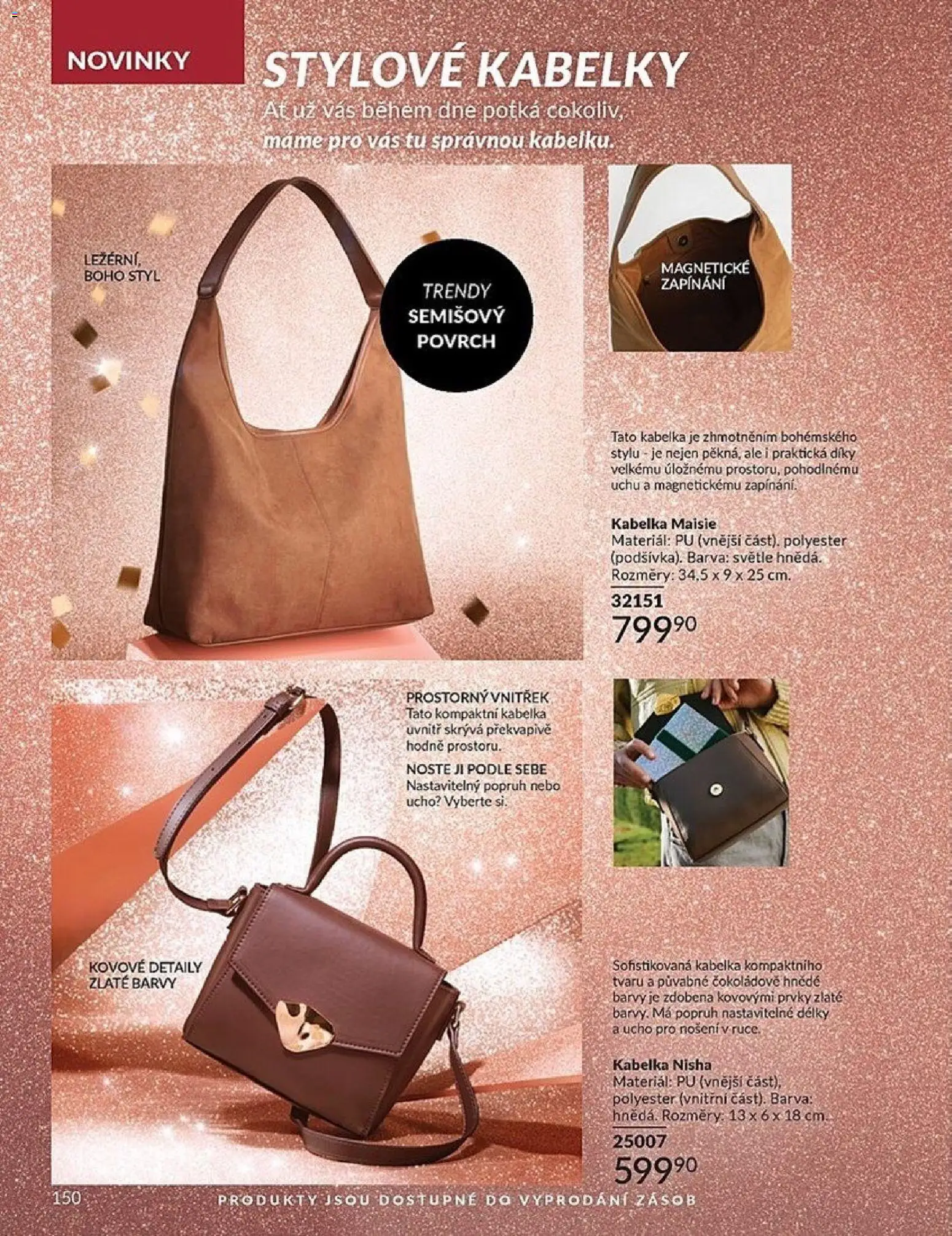 Avon Black Friday od 01.11.2025 | Strana: 150 | Produkty: Kabelka, Kabelky, Barvy